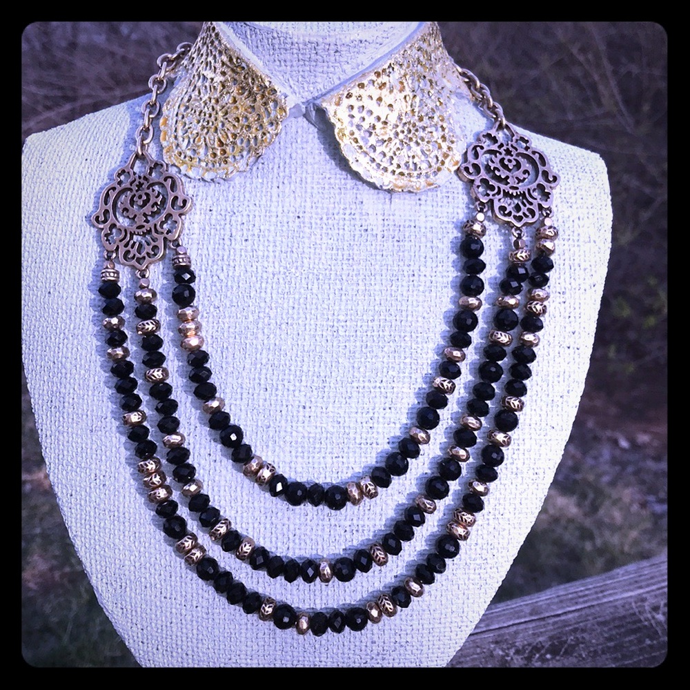 Lucky Brand 3 Tier Necklace